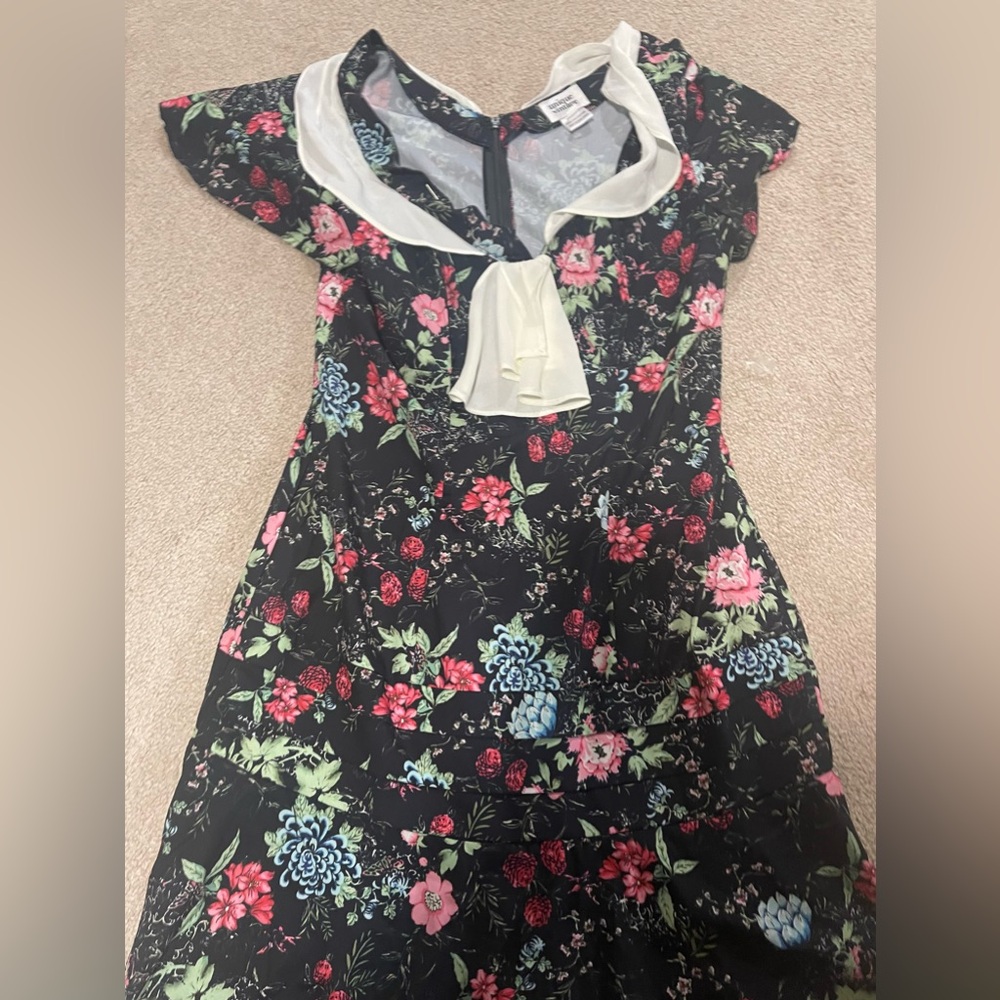 Unique Vintage Drop Waist Flapper Dress size Medium - Picture 2 of 7
